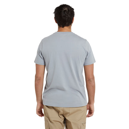 Grey - Back - Mountain Warehouse Mens Mountain Bike Organic Cotton T-Shirt
