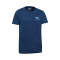 Navy - Lifestyle - Mountain Warehouse Mens Looe Printed Organic T-Shirt