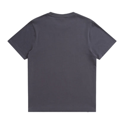 Charcoal - Back - Animal Mens Classico Wave Organic T-Shirt