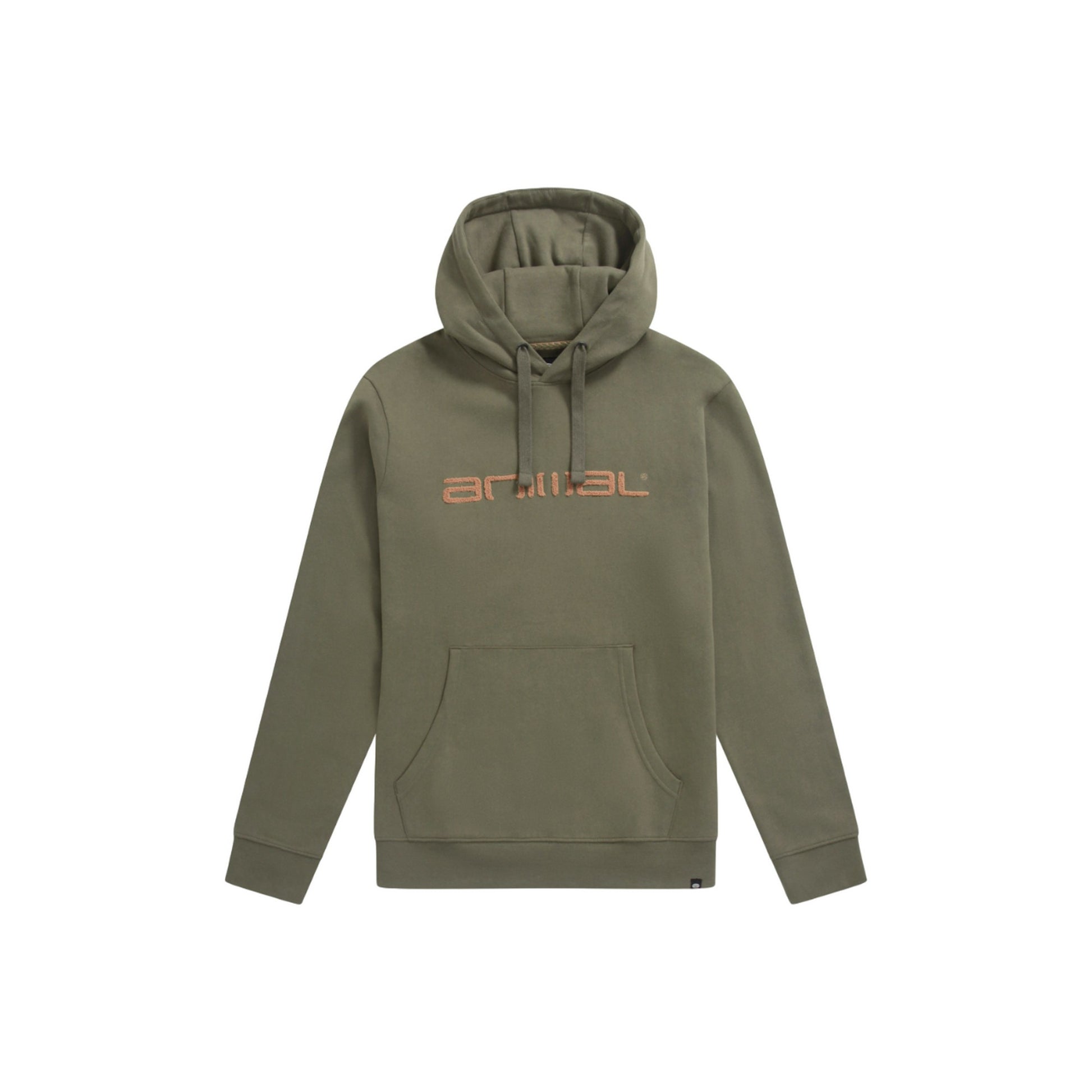 Khaki Green - Lifestyle - Animal Mens Driver Organic Hoodie