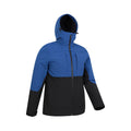 Blue - Side - Mountain Warehouse Mens Elements Windproof Soft Shell Jacket