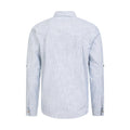 Denim - Back - Mountain Warehouse Mens Coconut Textured Long-Sleeved Shirt