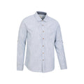 Denim - Side - Mountain Warehouse Mens Coconut Textured Long-Sleeved Shirt