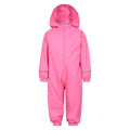 Pink - Front - Mountain Warehouse Childrens-Kids Spright Waterproof Rain Suit