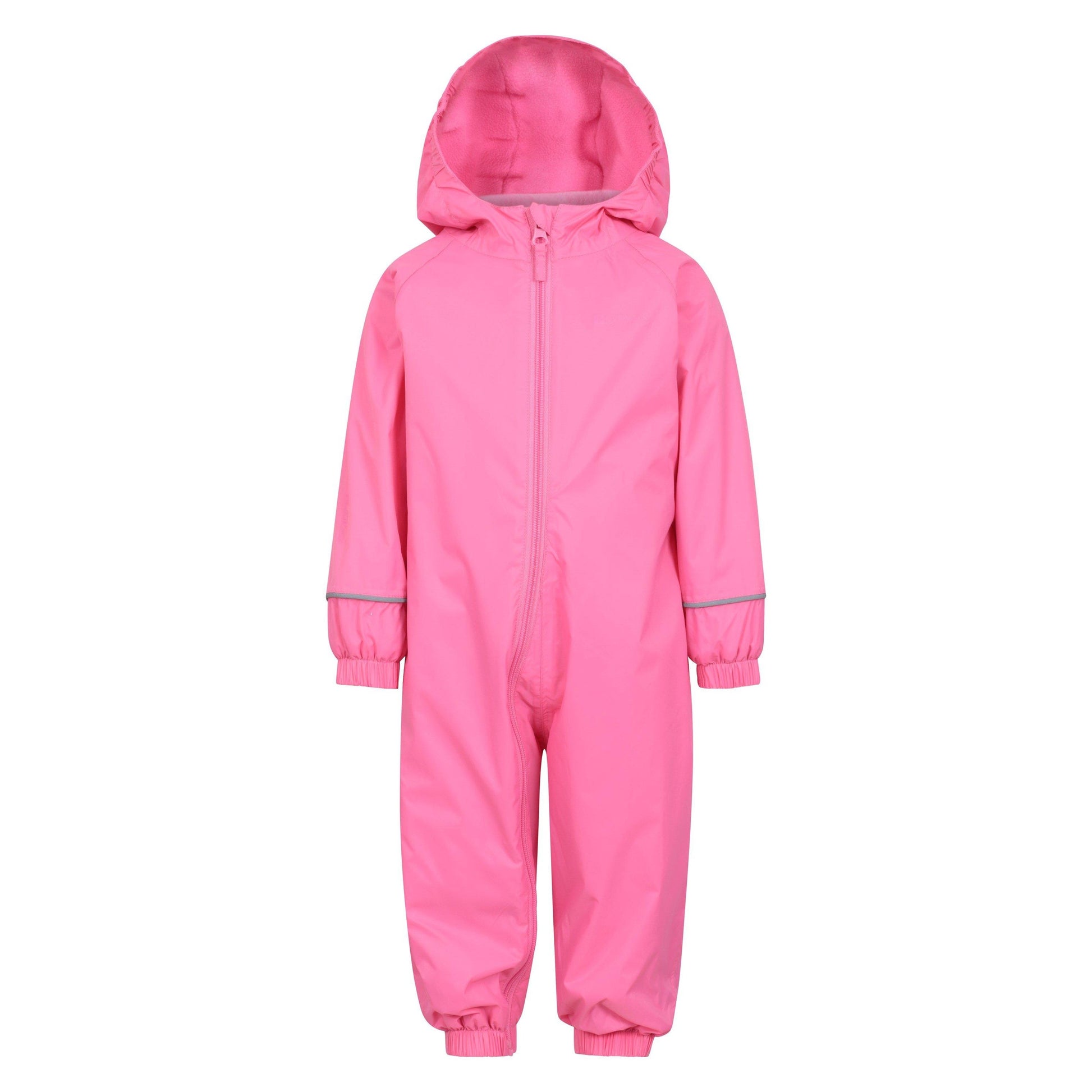 Pink - Front - Mountain Warehouse Childrens-Kids Spright Waterproof Rain Suit