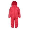 Red - Front - Mountain Warehouse Childrens-Kids Spright Waterproof Rain Suit