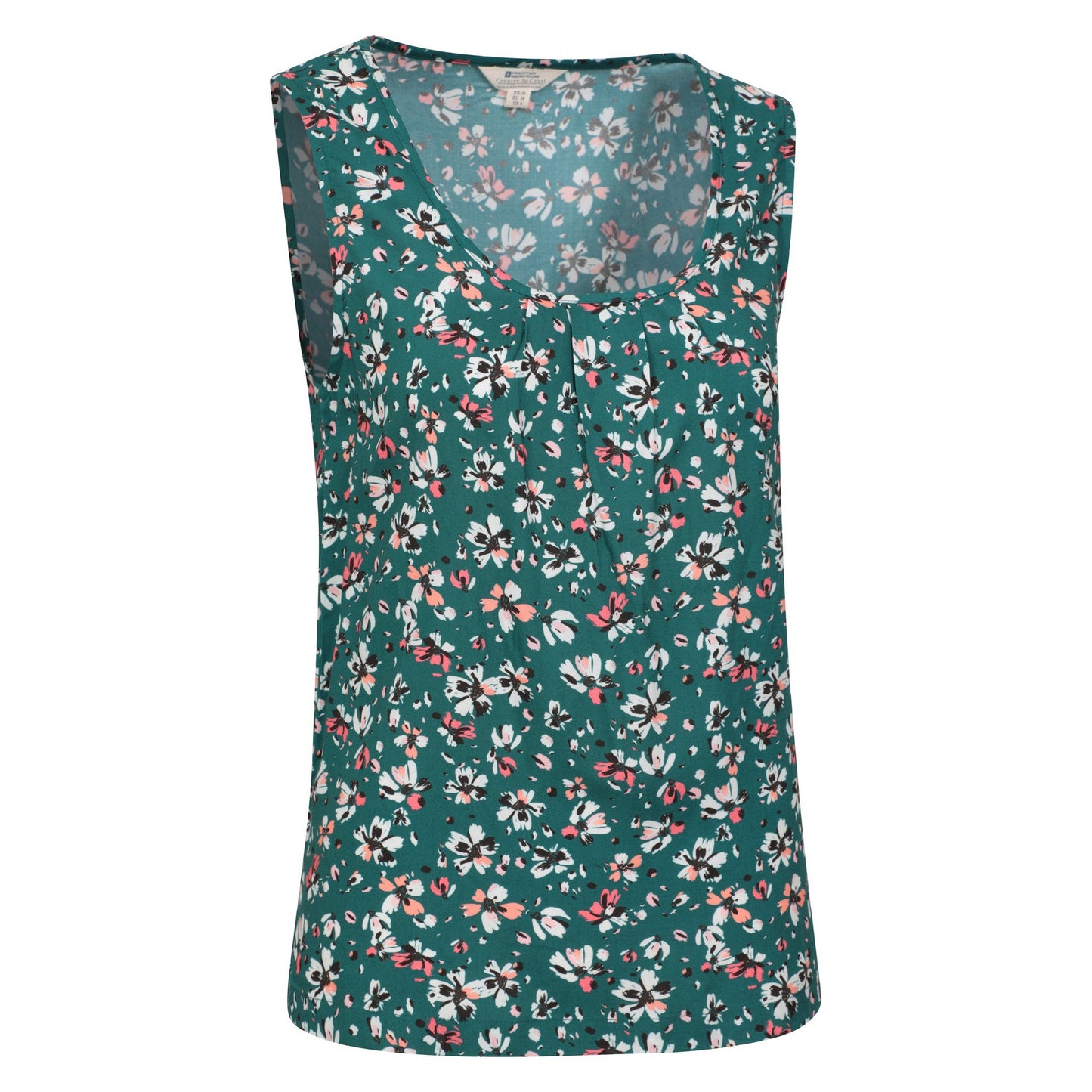 Dark Teal - Lifestyle - Mountain Warehouse Womens-Ladies Orchid Floral Vest Top