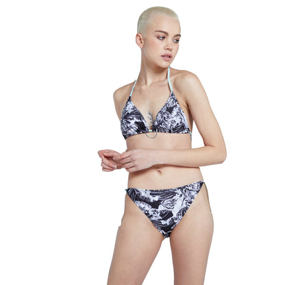 Black - Lifestyle - Animal Womens-Ladies Riviera Recycled Bikini Top