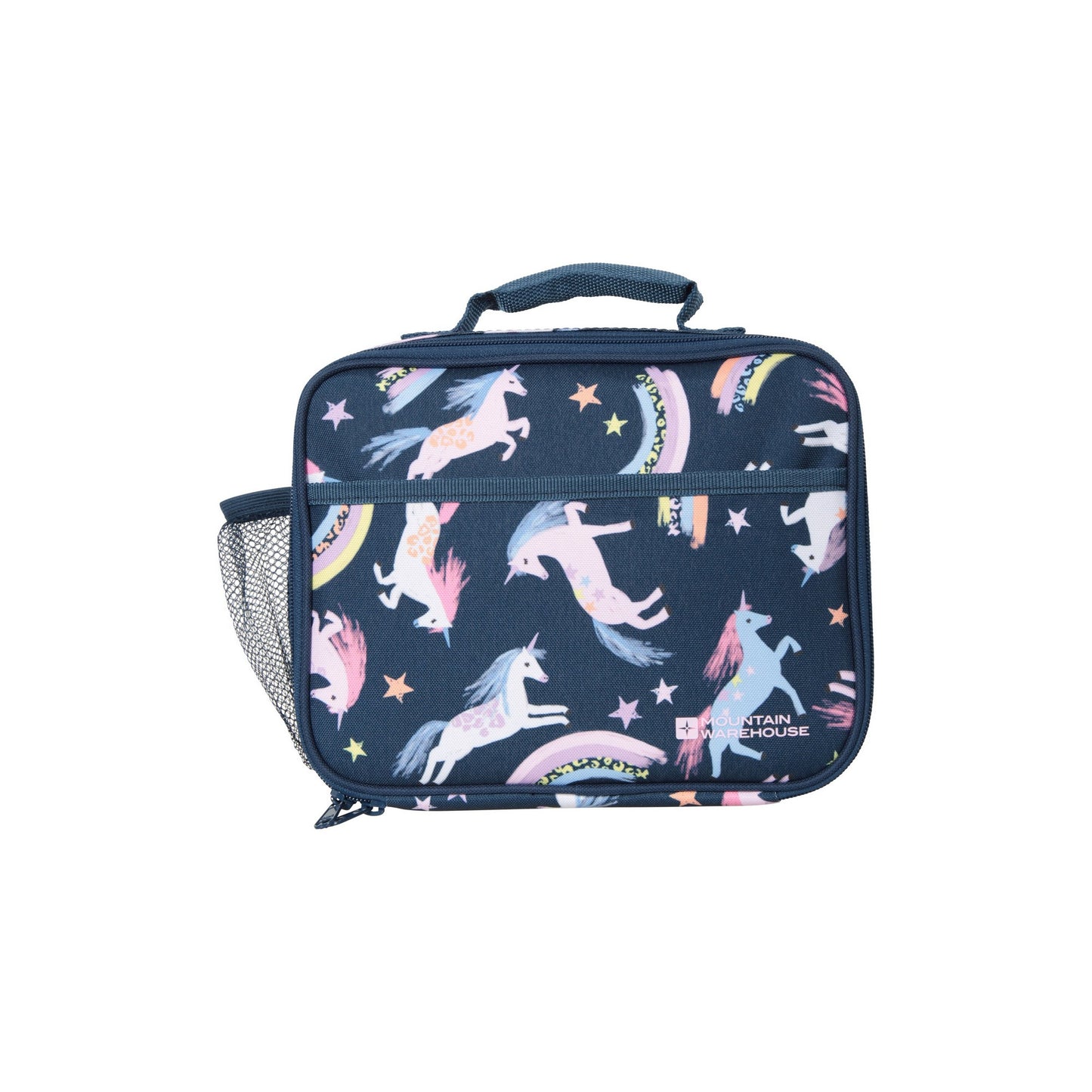 Navy - Front - Mountain Warehouse Unicorn And Rainbow Lunch Bag