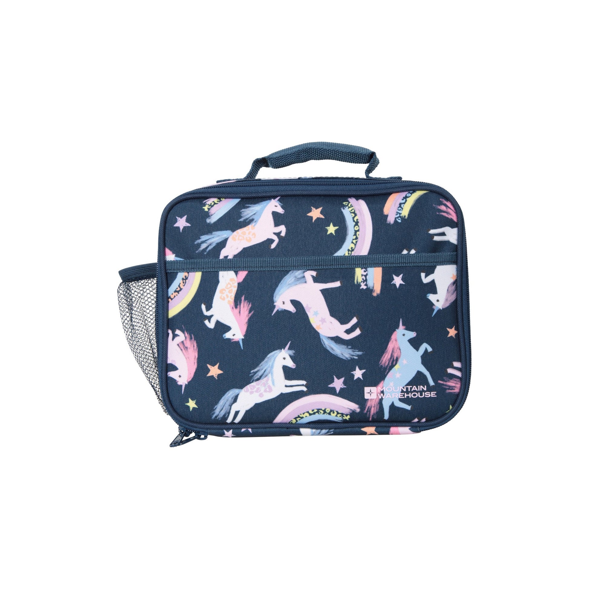 Navy - Front - Mountain Warehouse Unicorn And Rainbow Lunch Bag