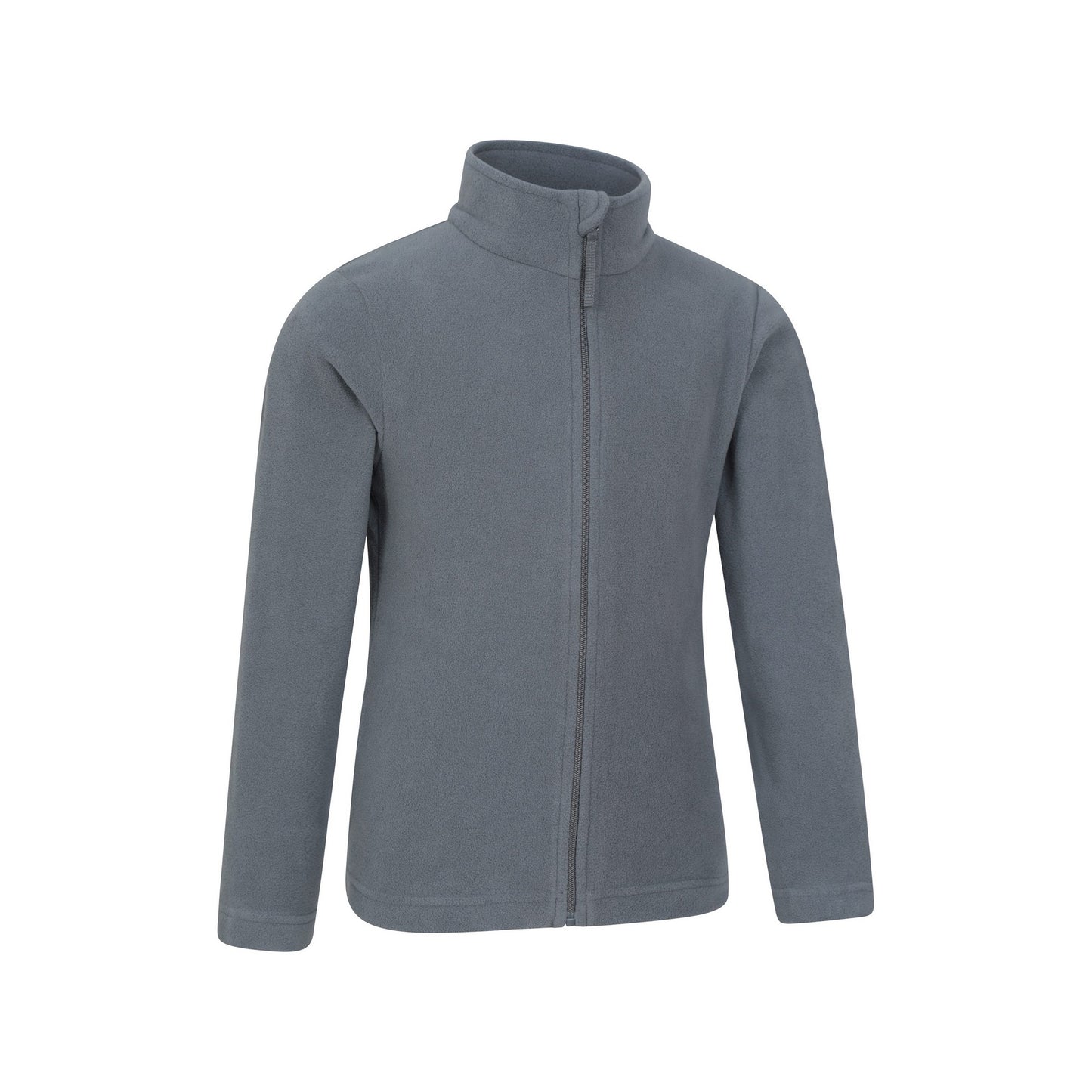 Medium Grey - Lifestyle - Mountain Warehouse Childrens-Kids Camber II Full Zip Fleece Jacket