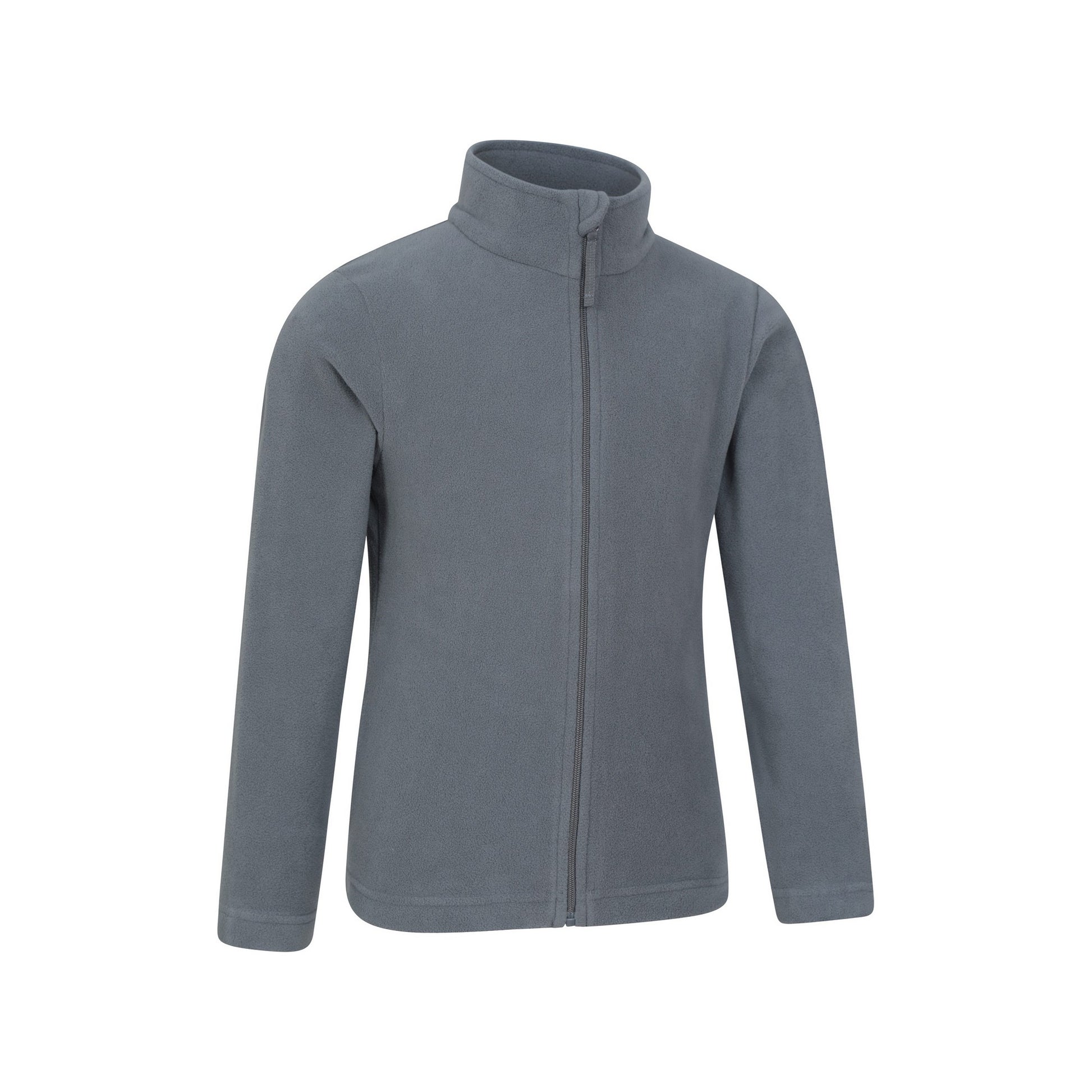 Medium Grey - Lifestyle - Mountain Warehouse Childrens-Kids Camber II Full Zip Fleece Jacket