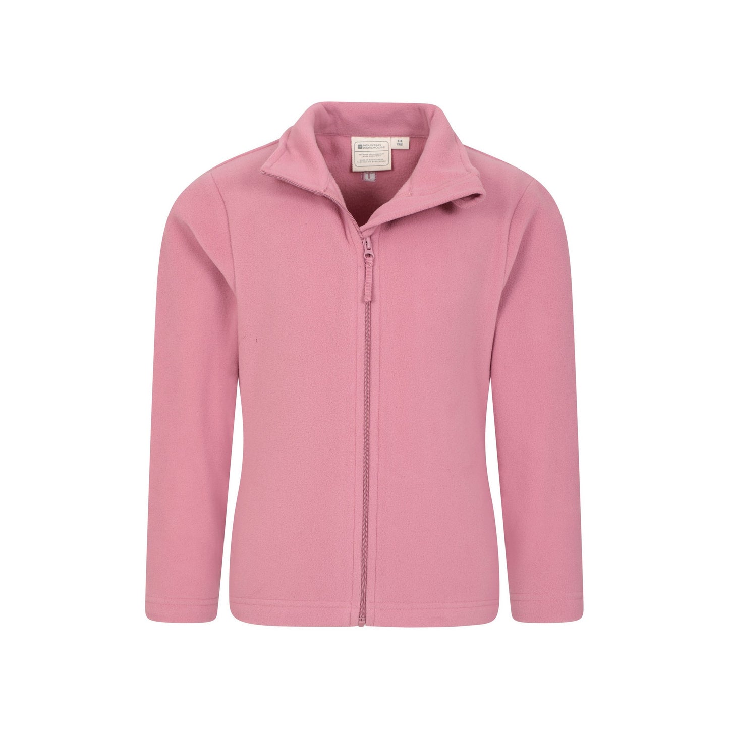 Pink - Lifestyle - Mountain Warehouse Childrens-Kids Camber II Full Zip Fleece Jacket
