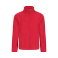 Dark Red - Front - Mountain Warehouse Childrens-Kids Camber II Full Zip Fleece Jacket