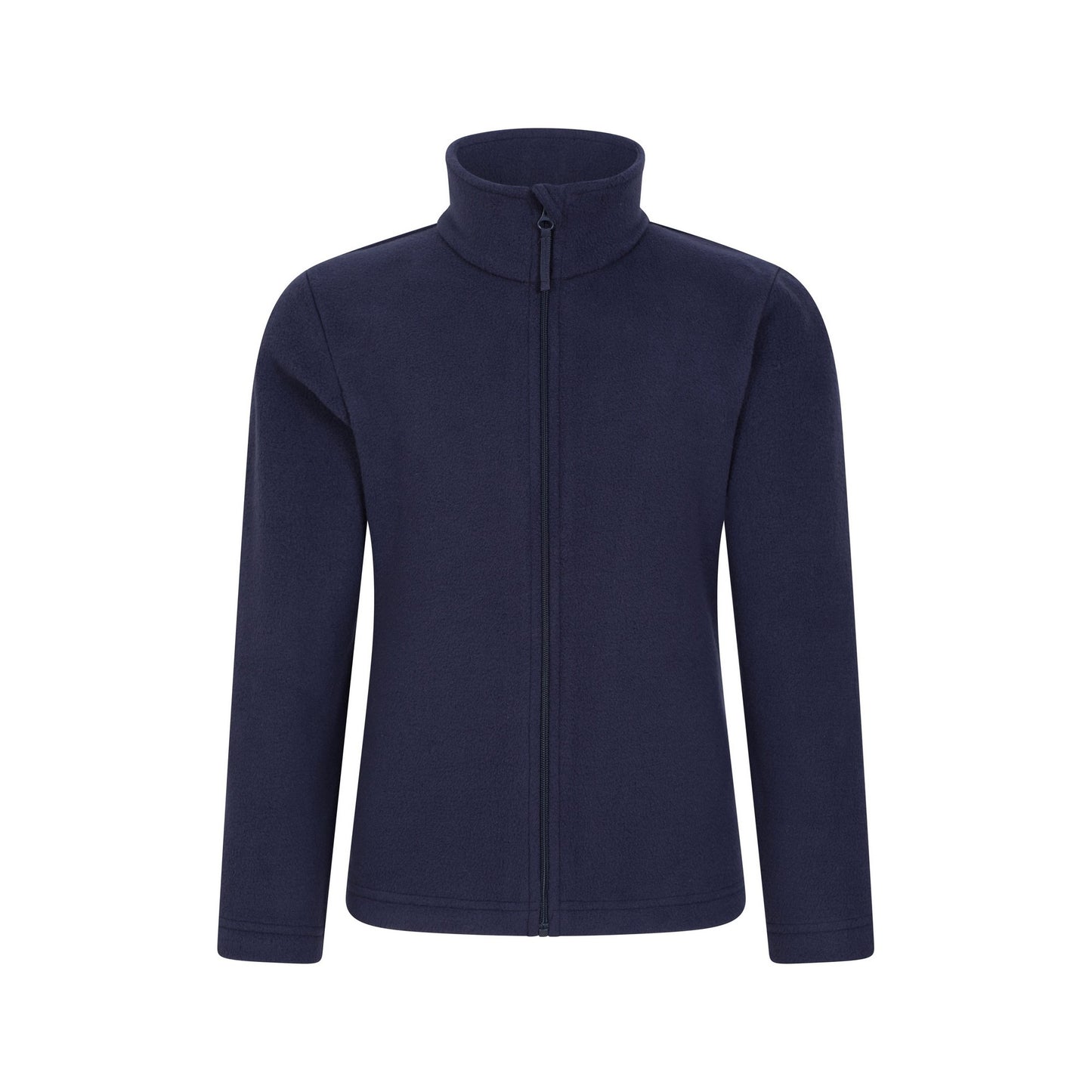 Dark Blue - Front - Mountain Warehouse Childrens-Kids Camber II Full Zip Fleece Jacket
