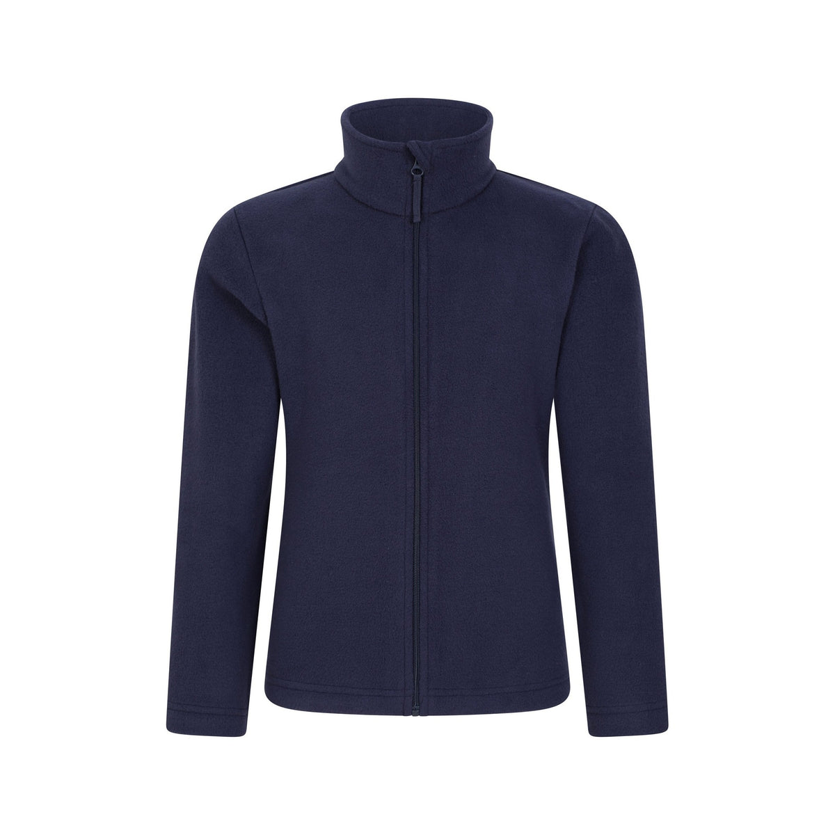 Dark Blue - Front - Mountain Warehouse Childrens-Kids Camber II Full Zip Fleece Jacket