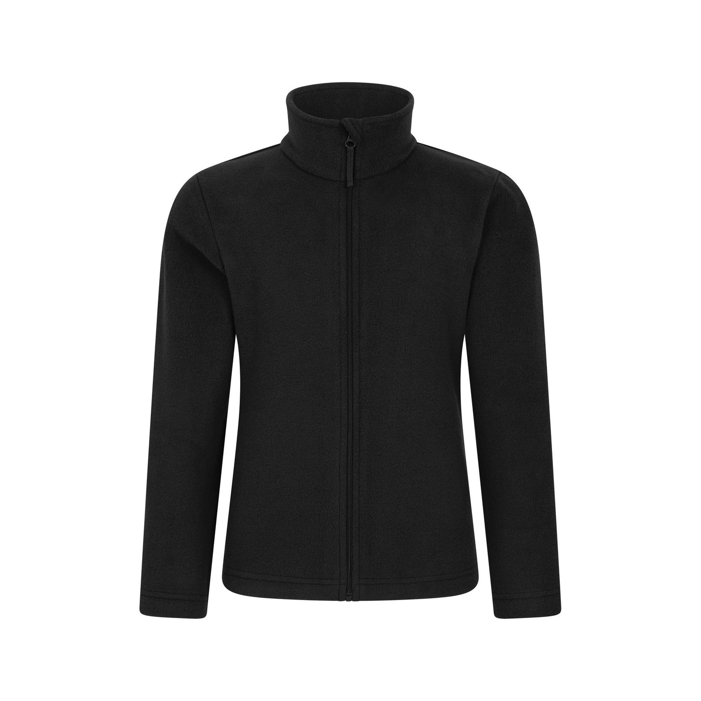 Black - Front - Mountain Warehouse Childrens-Kids Camber II Full Zip Fleece Jacket