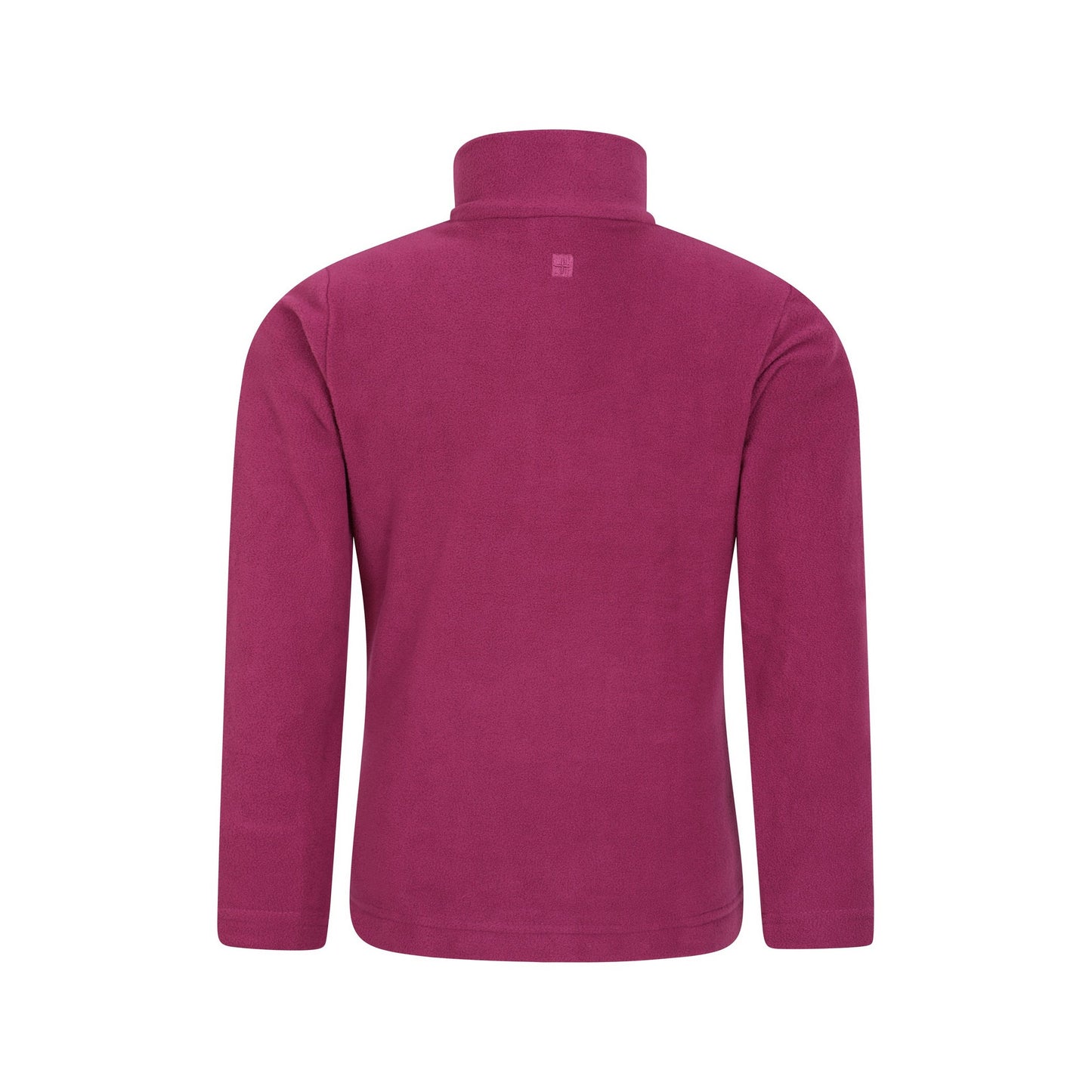 Berry - Back - Mountain Warehouse Childrens-Kids Camber II Half Zip Fleece Jacket