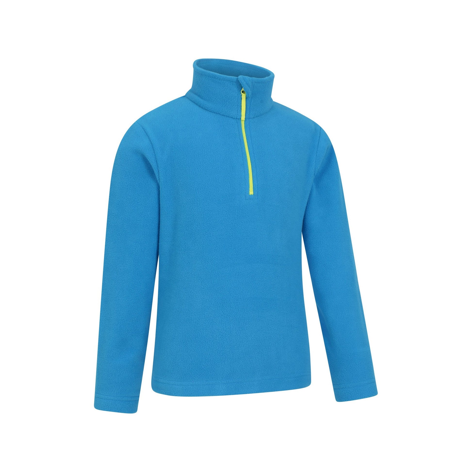 Cobalt - Side - Mountain Warehouse Childrens-Kids Camber II Half Zip Fleece Jacket