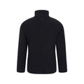 Jet Black - Back - Mountain Warehouse Childrens-Kids Camber II Half Zip Fleece Jacket