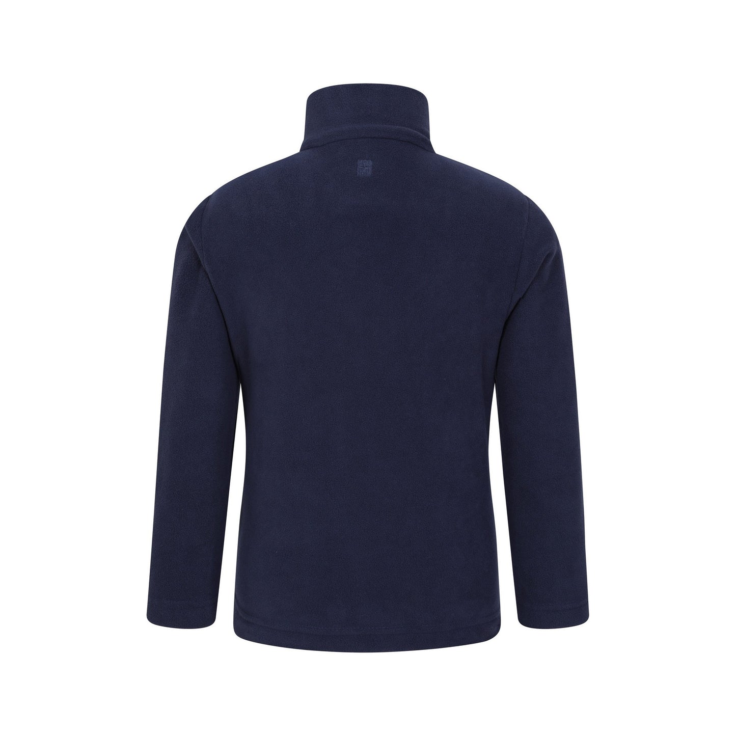 Blue - Back - Mountain Warehouse Childrens-Kids Camber II Half Zip Fleece Jacket