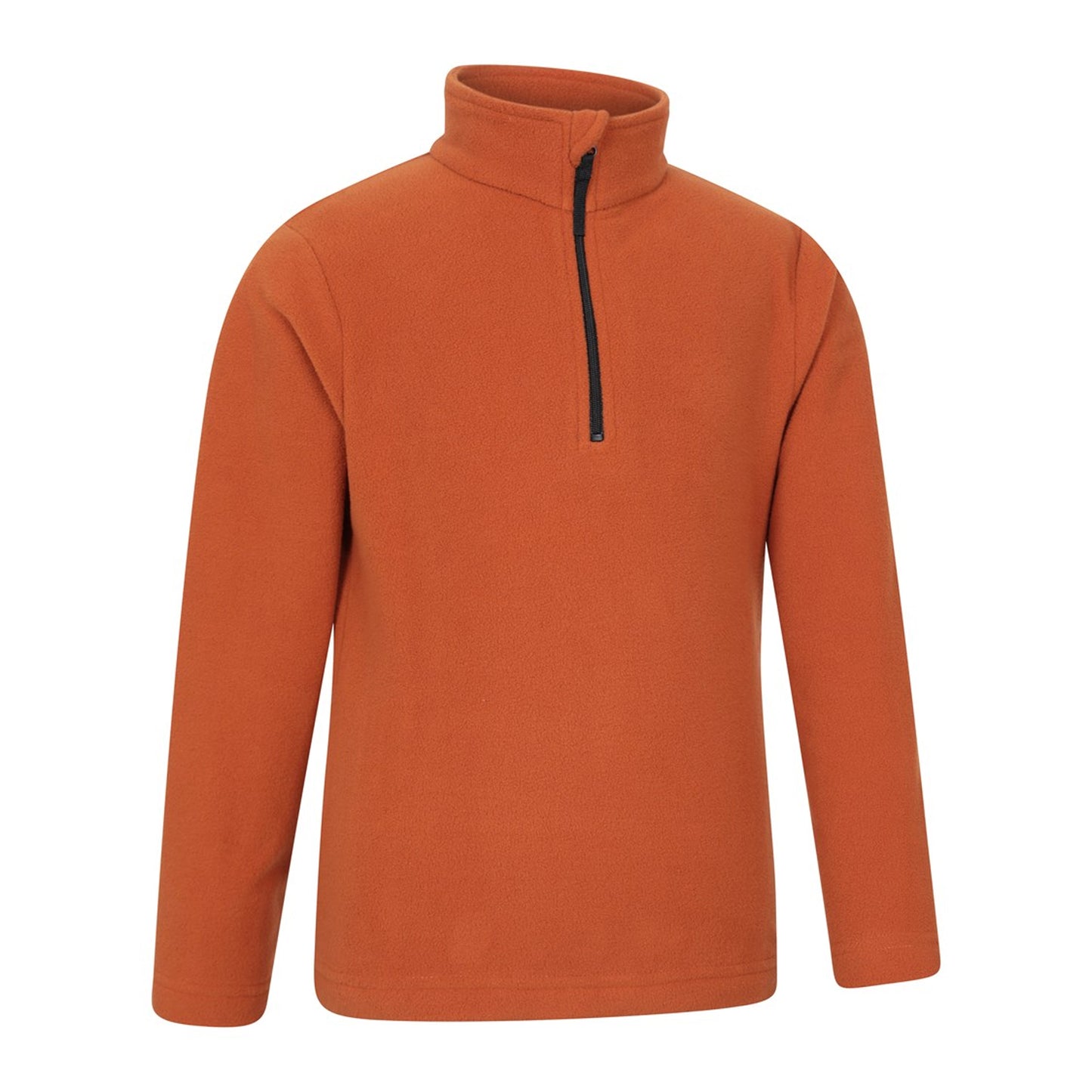 Rust - Lifestyle - Mountain Warehouse Childrens-Kids Camber II Half Zip Fleece Jacket