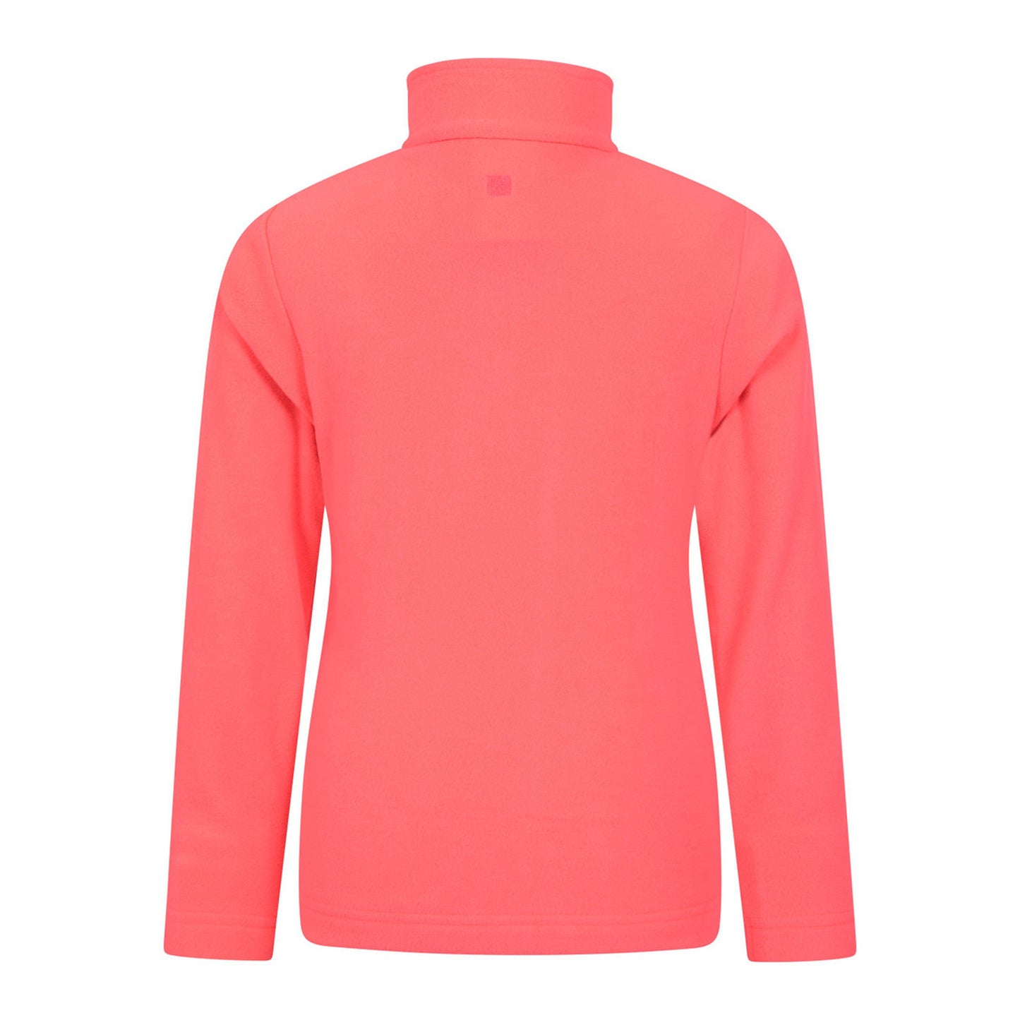 Fiery Coral - Back - Mountain Warehouse Childrens-Kids Camber II Half Zip Fleece Jacket