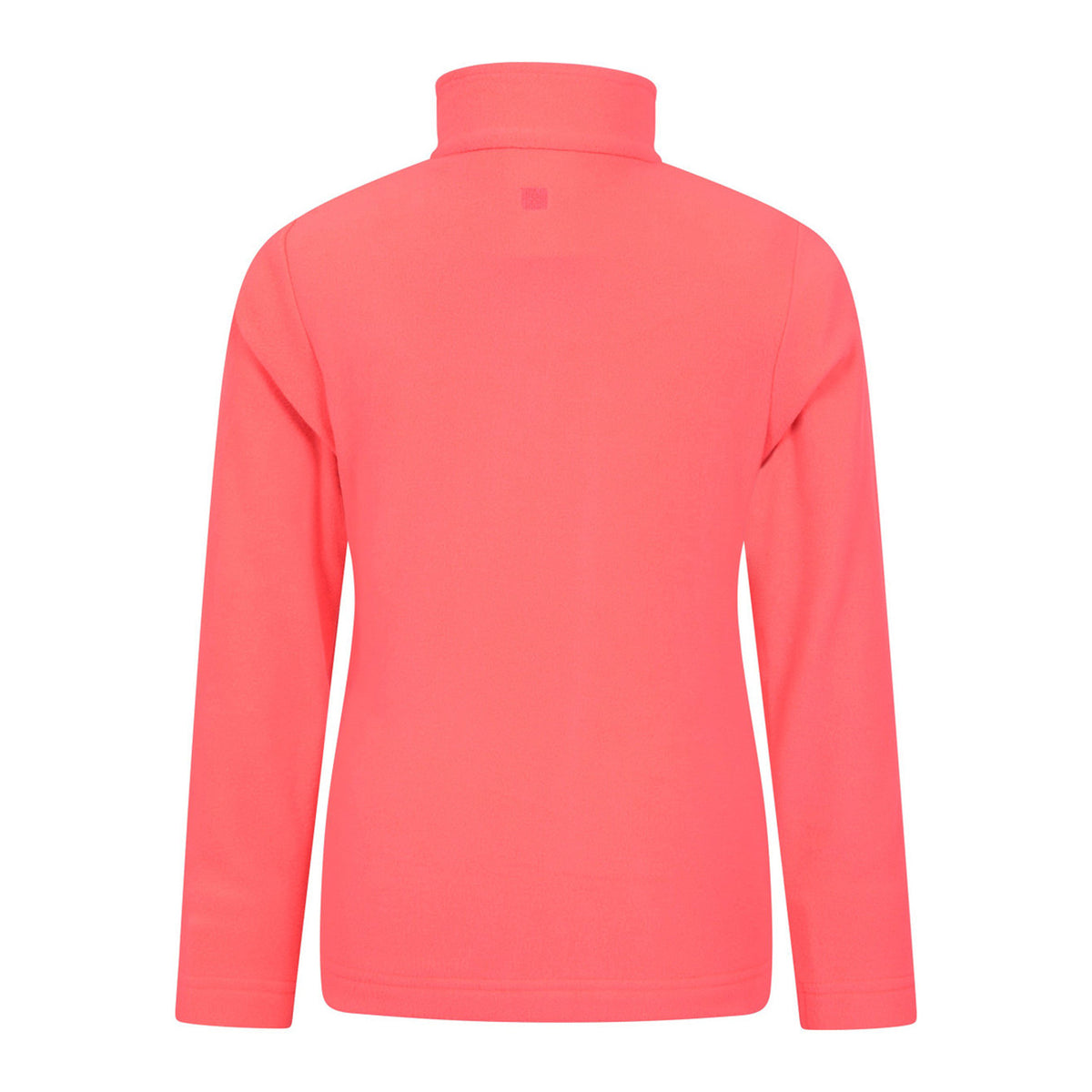 Fiery Coral - Back - Mountain Warehouse Childrens-Kids Camber II Half Zip Fleece Jacket