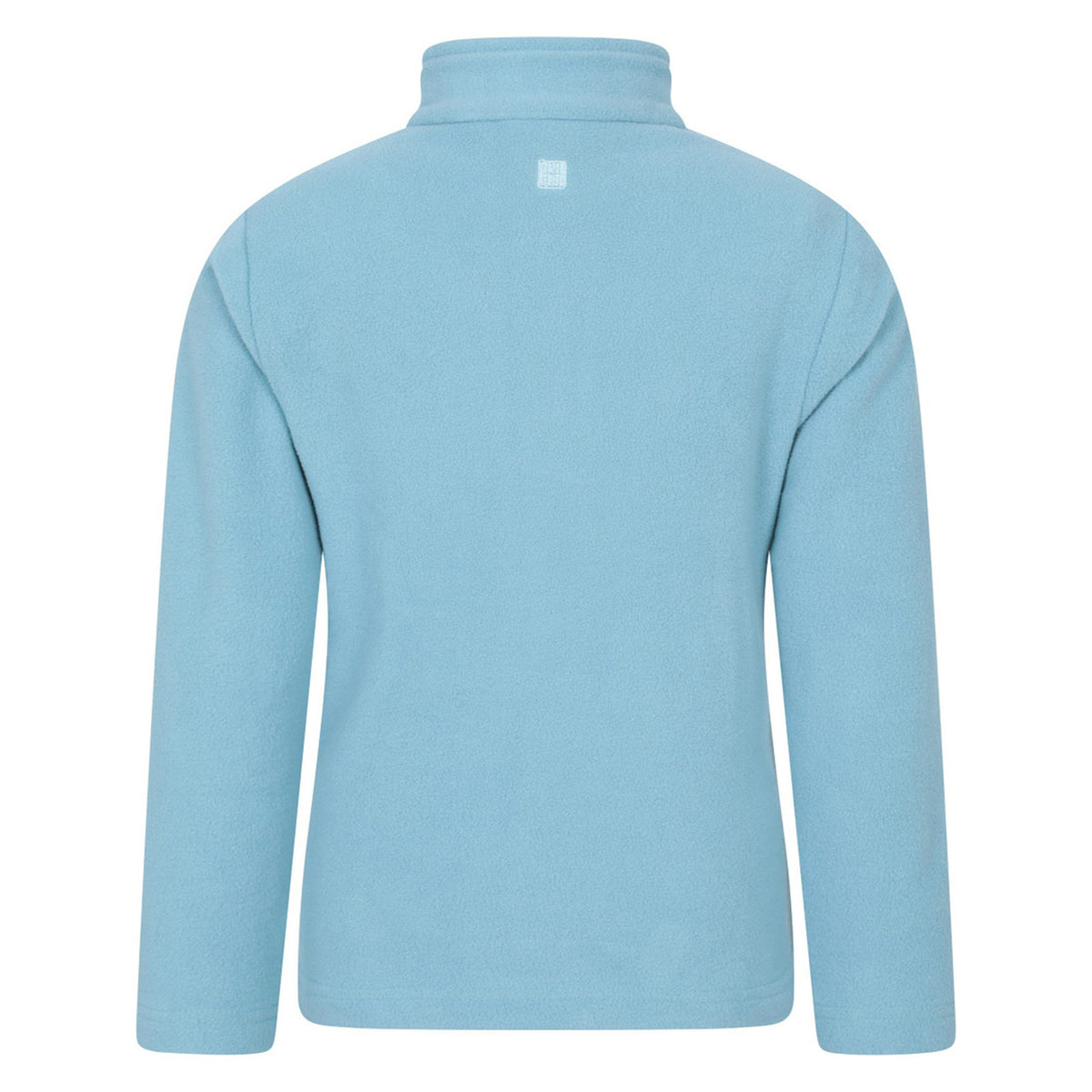 Teal - Back - Mountain Warehouse Childrens-Kids Camber II Half Zip Fleece Jacket