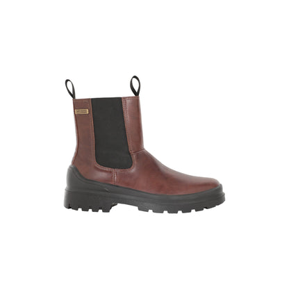 Dark Brown - Lifestyle - Hinter + Hobart Womens-Ladies Clydebank Leather Chelsea Boots