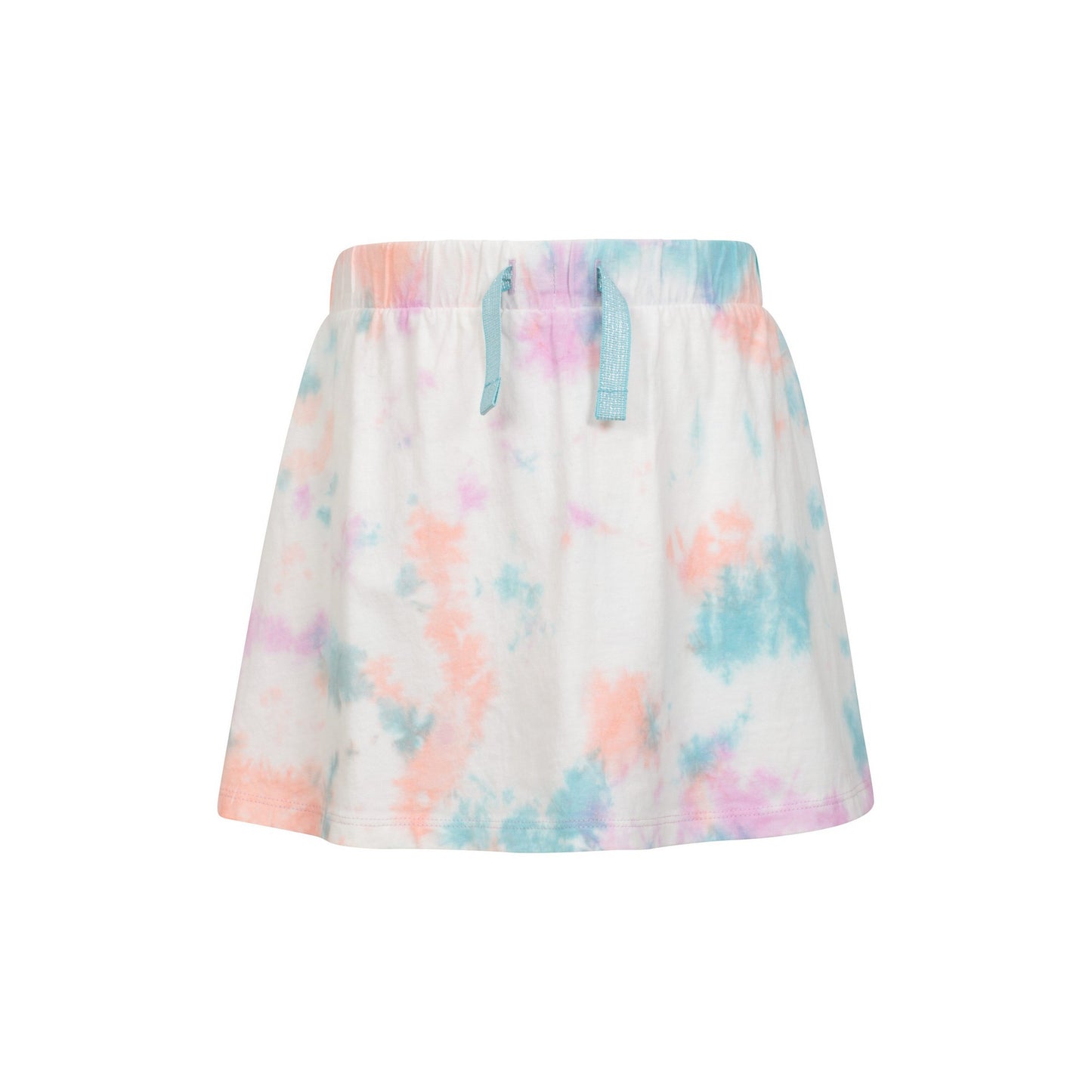 Light Blue - Front - Mountain Warehouse Girls Seaside Tie Dye Skort