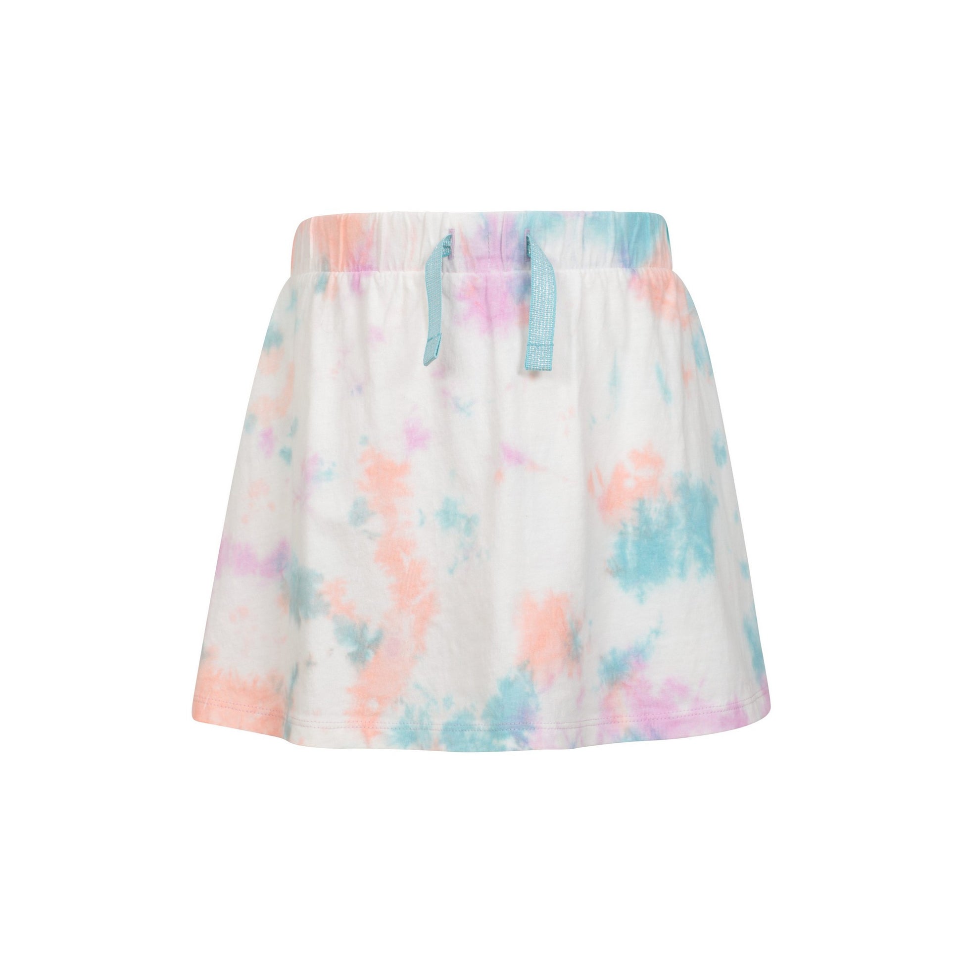 Light Blue - Front - Mountain Warehouse Girls Seaside Tie Dye Skort