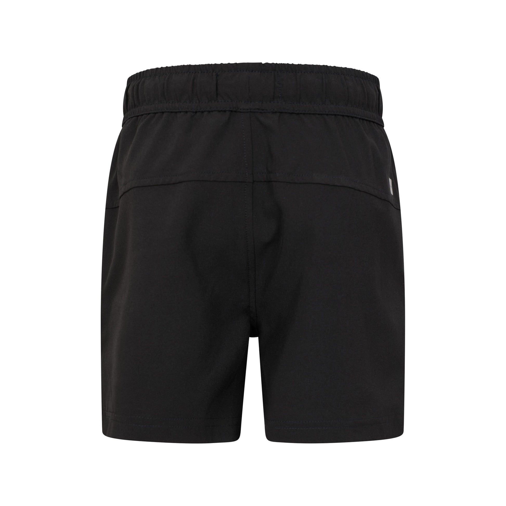 Jet Black - Back - Mountain Warehouse Childrens-Kids Run It Shorts