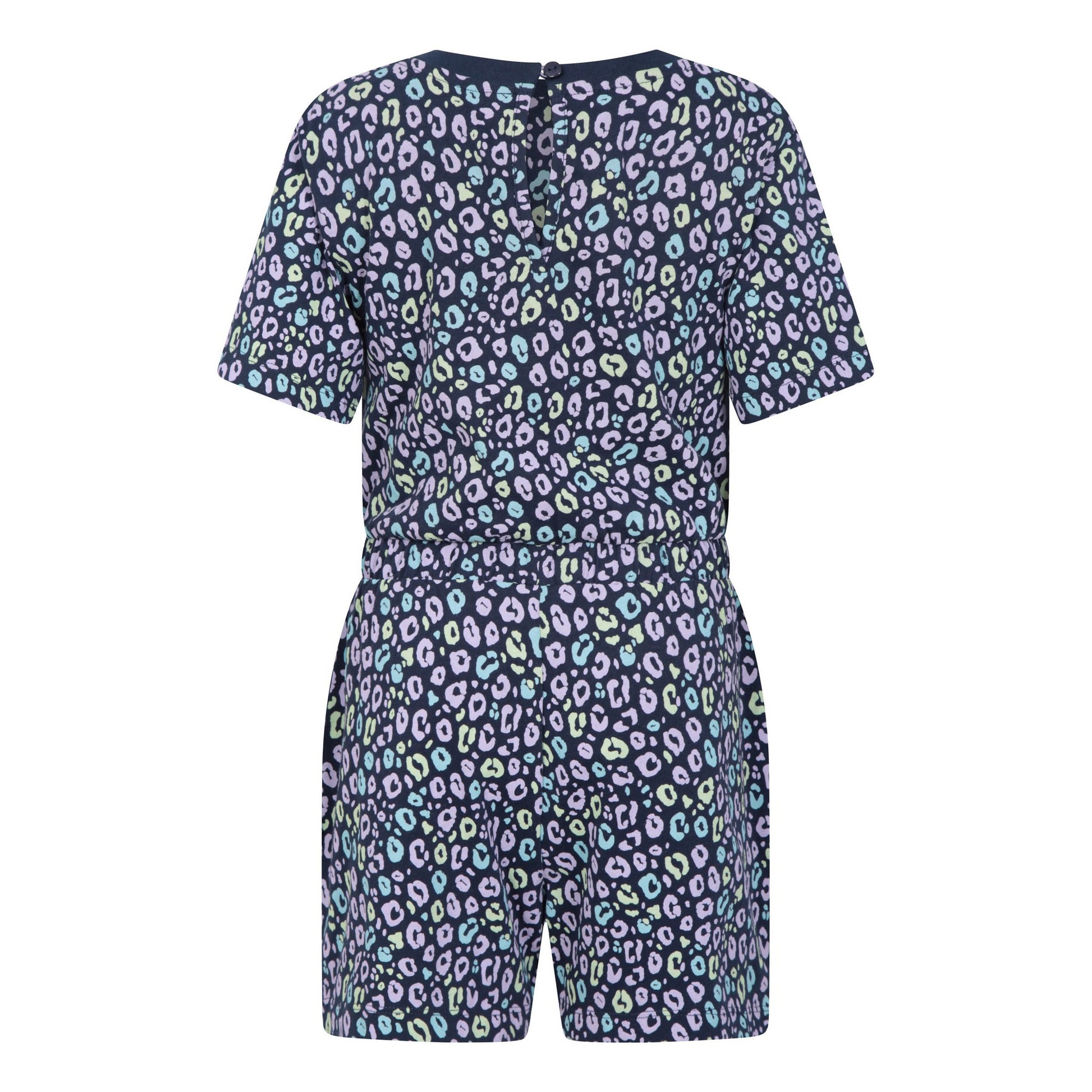 Mixed - Back - Mountain Warehouse Girls Poppy Animal Print Organic Playsuit