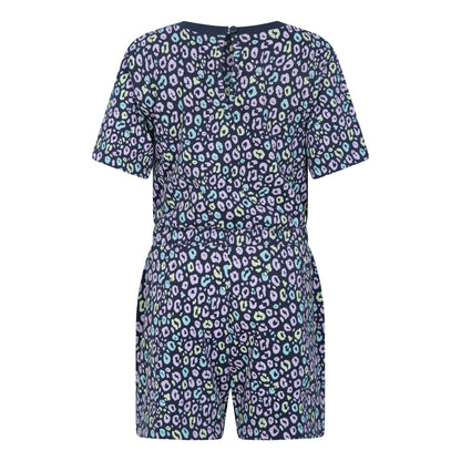 Mixed - Back - Mountain Warehouse Girls Poppy Animal Print Organic Playsuit
