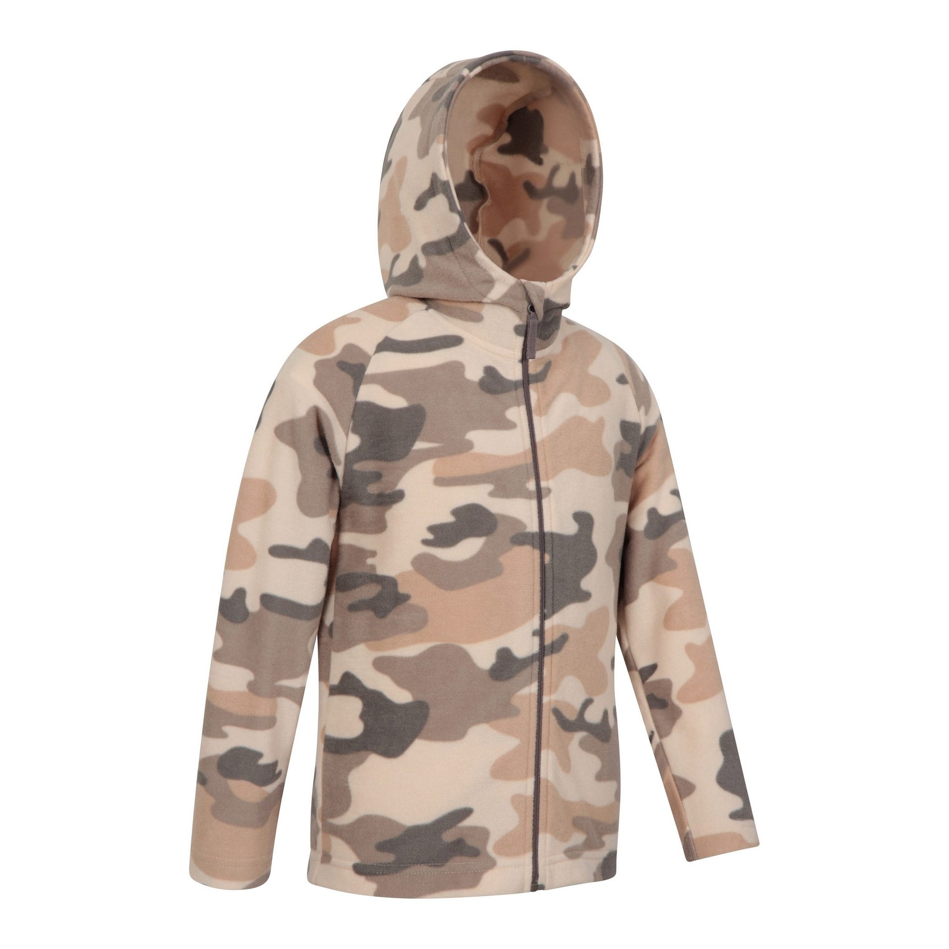 Camouflage Green - Lifestyle - Mountain Warehouse Childrens-Kids Pursuit II Camouflage Full Zip Hoodie