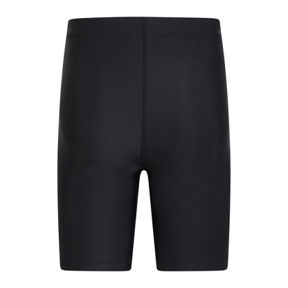 Black - Back - Mountain Warehouse Womens-Ladies Active Long Length Swim Shorts