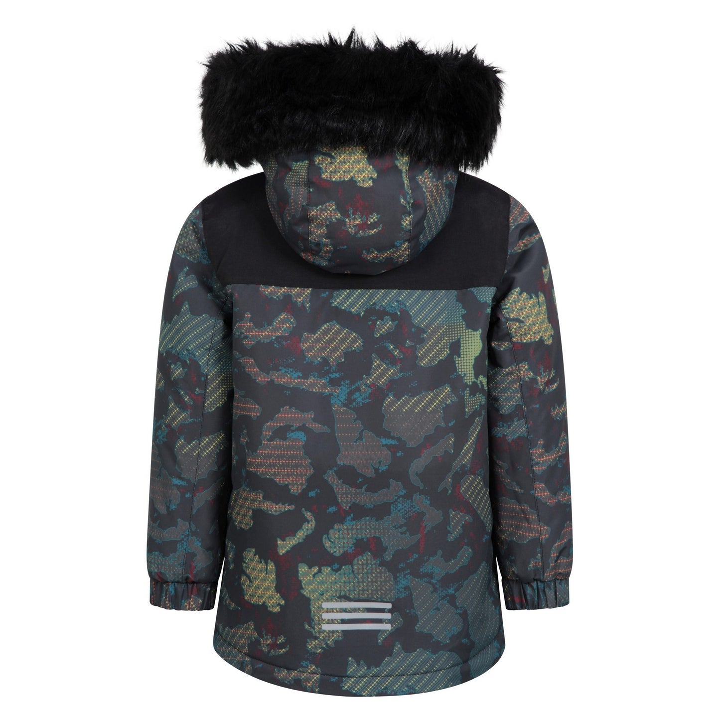 Black - Back - Mountain Warehouse Childrens-Kids Ranger III Waterproof Jacket