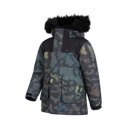 Black - Lifestyle - Mountain Warehouse Childrens-Kids Ranger III Waterproof Jacket