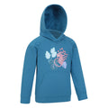 Blue - Side - Mountain Warehouse Childrens-Kids Jungle Organic Hoodie