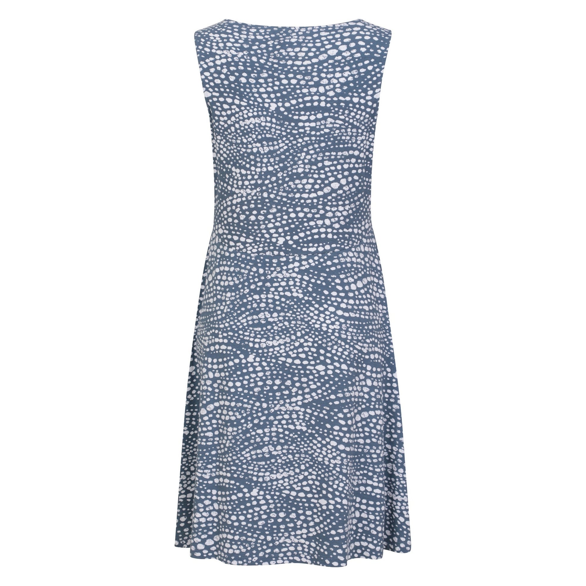 Blue - Back - Mountain Warehouse Womens-Ladies Milos Spotted Dress