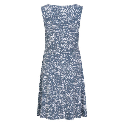 Blue - Back - Mountain Warehouse Womens-Ladies Milos Spotted Dress