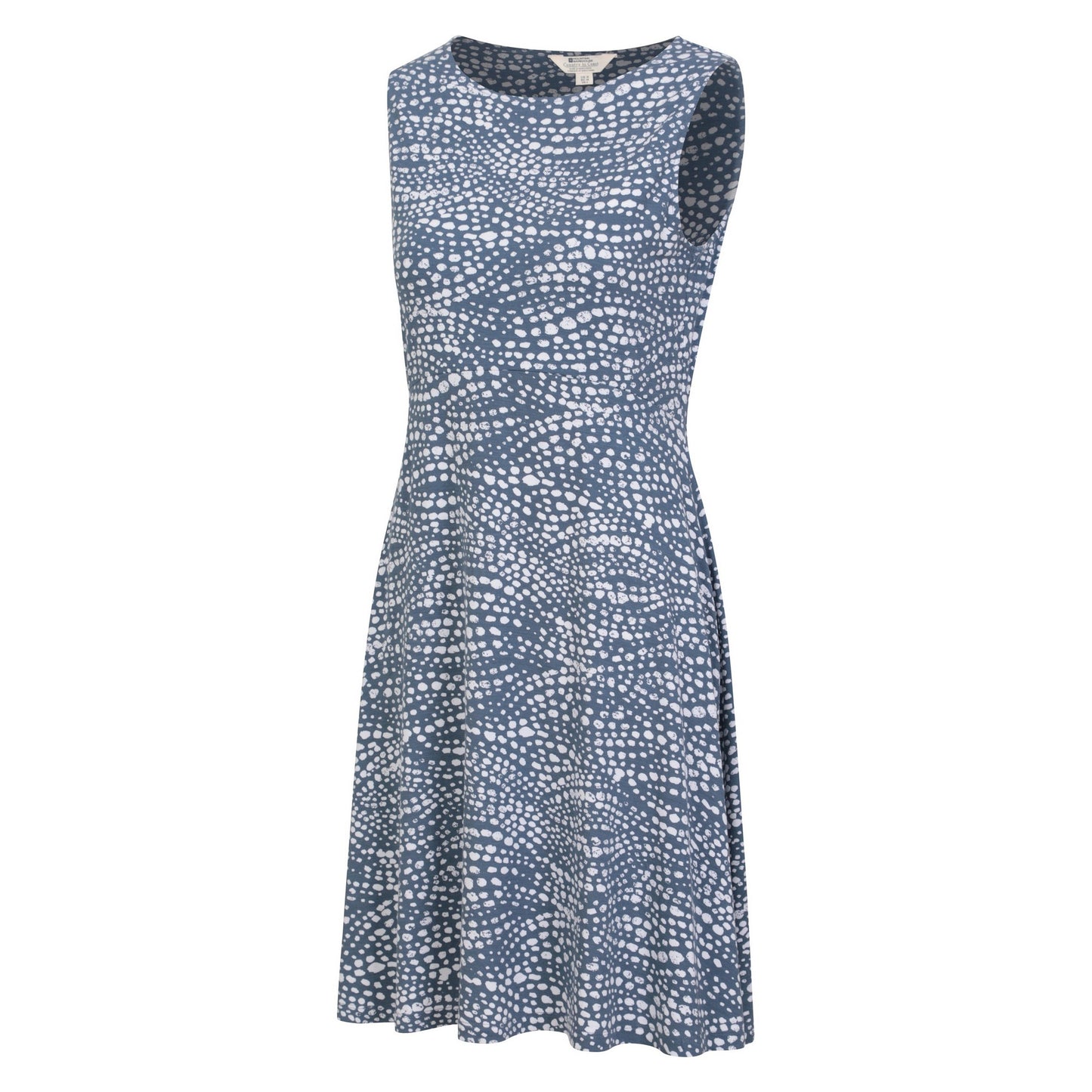 Blue - Side - Mountain Warehouse Womens-Ladies Milos Spotted Dress