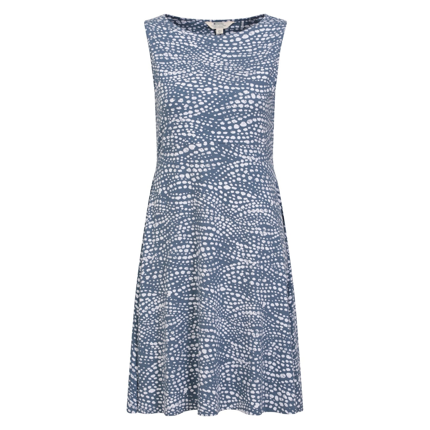 Blue - Front - Mountain Warehouse Womens-Ladies Milos Spotted Dress