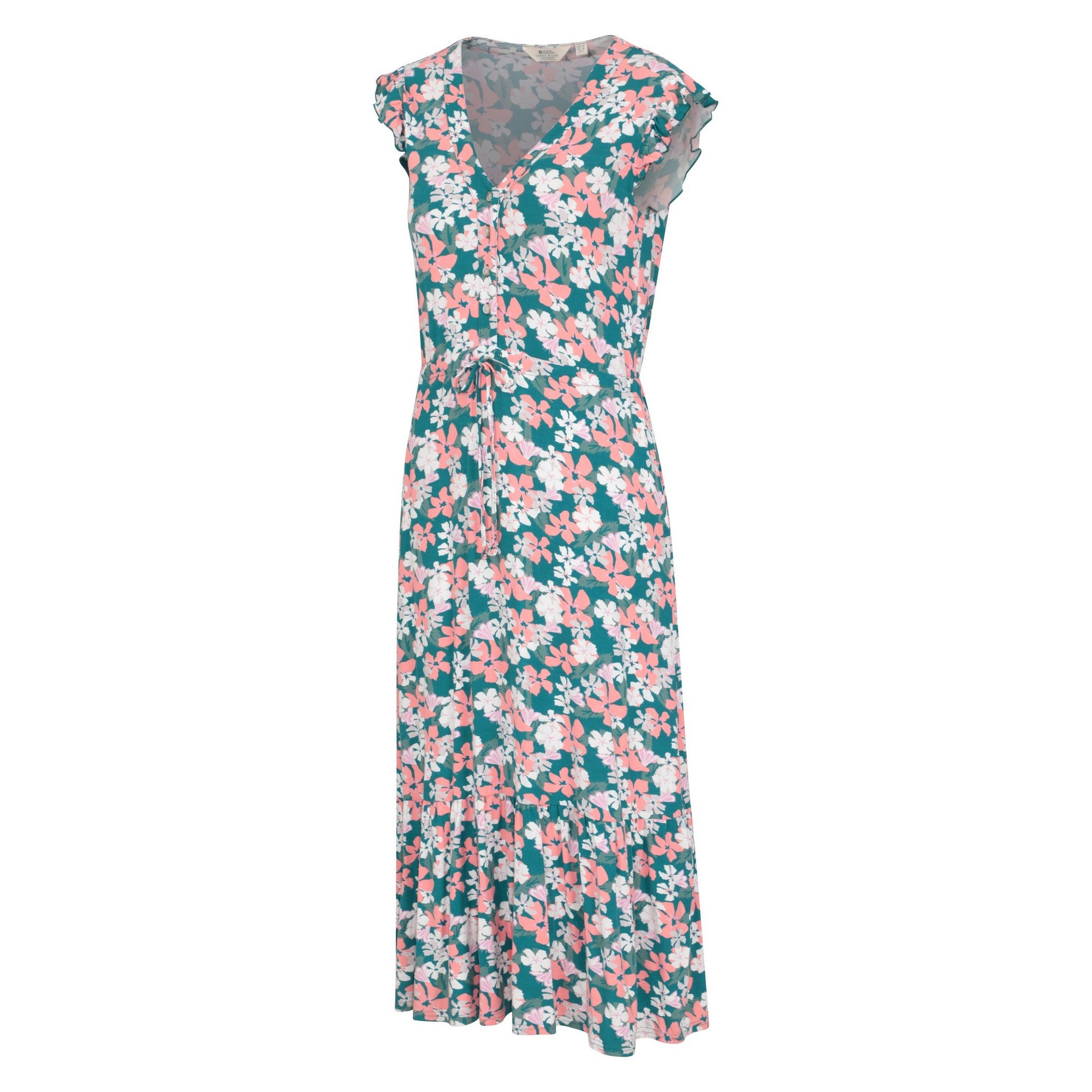 Mixed - Side - Mountain Warehouse Womens-Ladies Cyprus Tiered Ruffles Dress