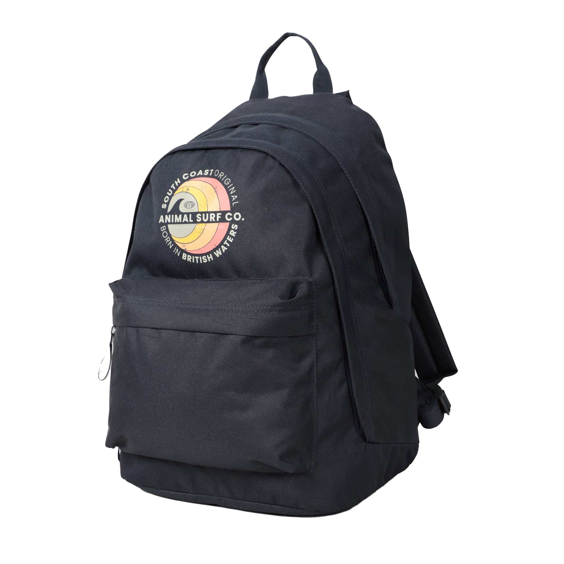 Navy - Side - Animal Graphic Print 30L Backpack