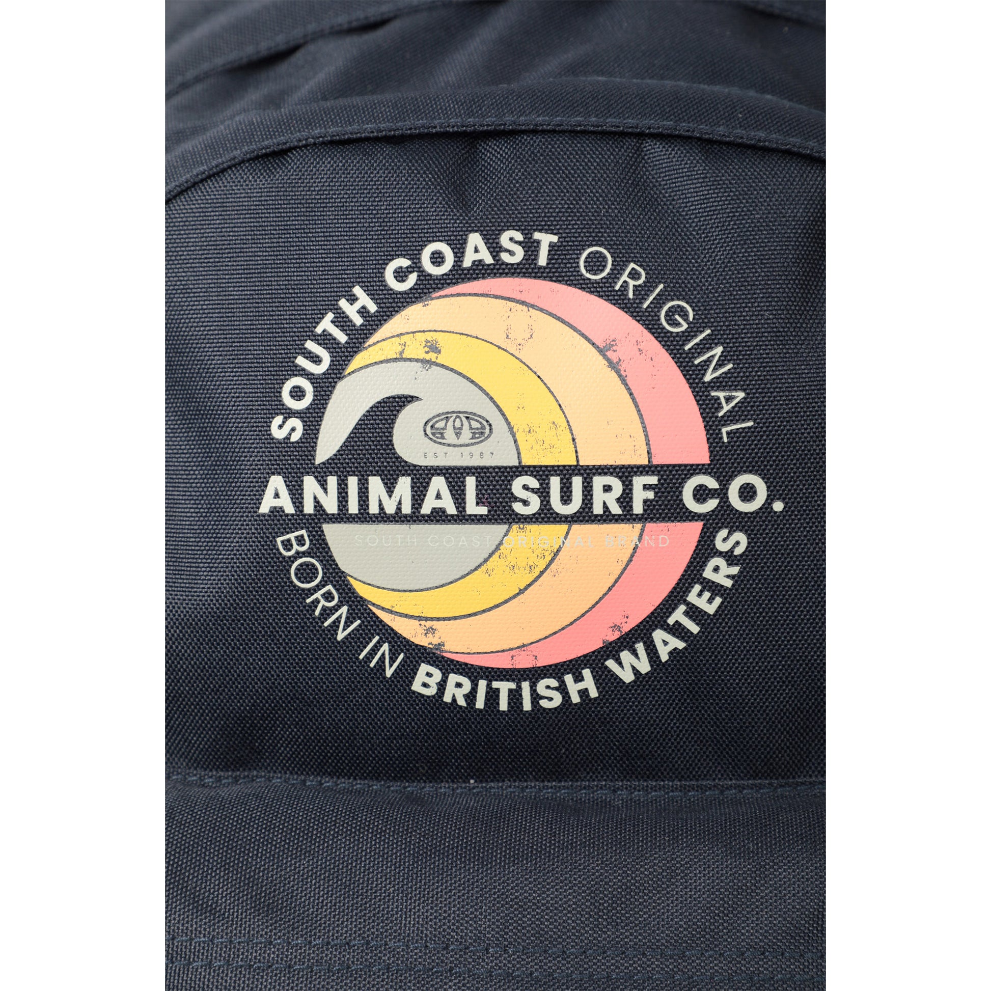 Navy - Pack Shot - Animal Graphic Print 30L Backpack
