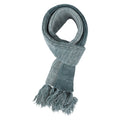 Teal - Side - Mountain Warehouse Ombre Pom Pom Winter Scarf
