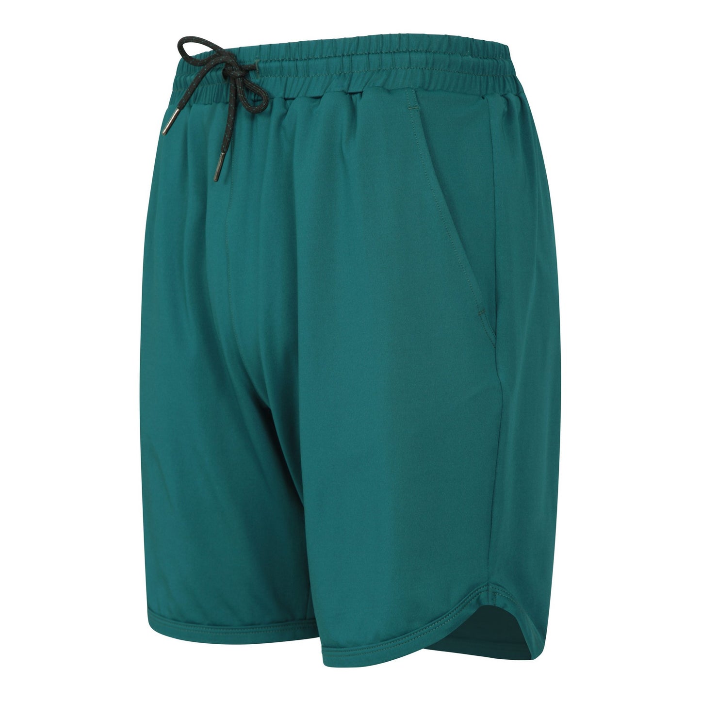 Dark Teal - Side - Mountain Warehouse Mens Core Recycled Running Shorts
