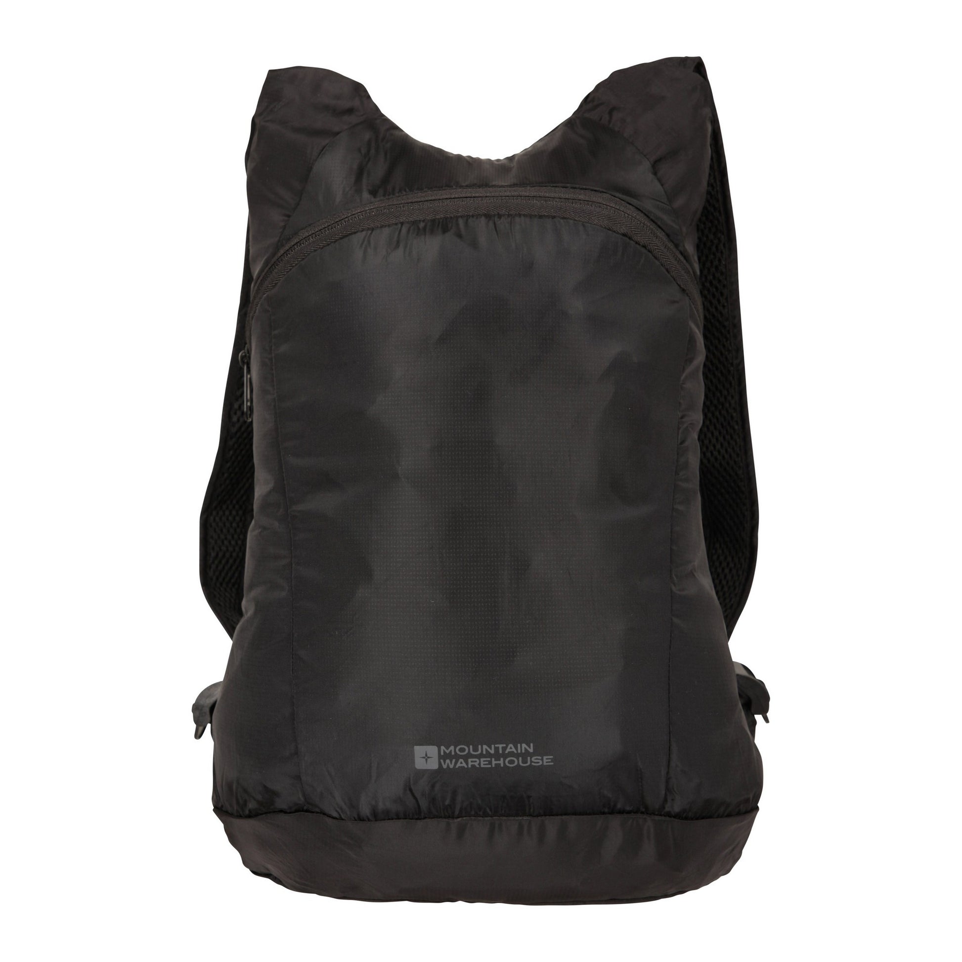 Black - Front - Mountain Warehouse Packaway Backpack